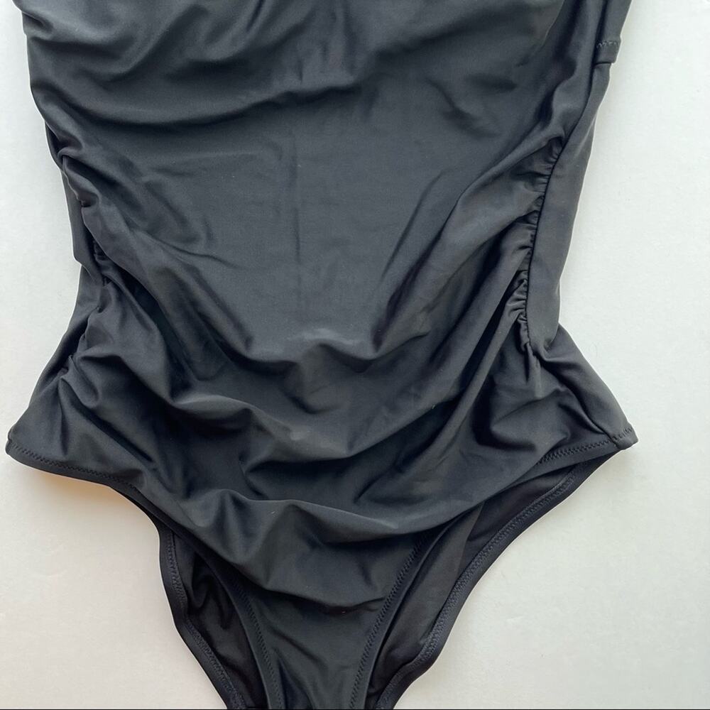 J. Crew Strapless One Piece Swimsuit Black - Picture 5 of 8